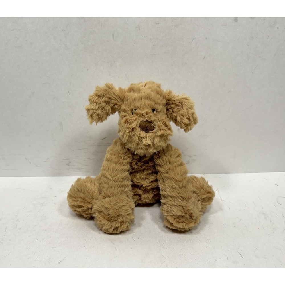 Jellycat Fuddlewuddle Puppy Dog‎ Plush Tan Golden Brown Stuffed Animal Small
